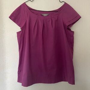 Merona Women's Magenta Blouse 100% Cotton